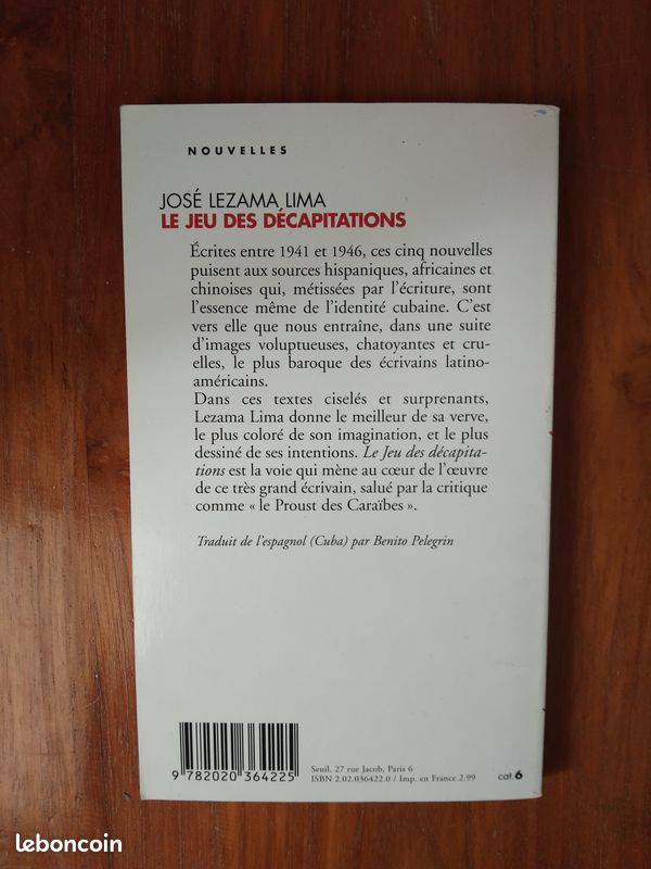 José Lezama Lima "Le jeu des décapitations" (image 2)