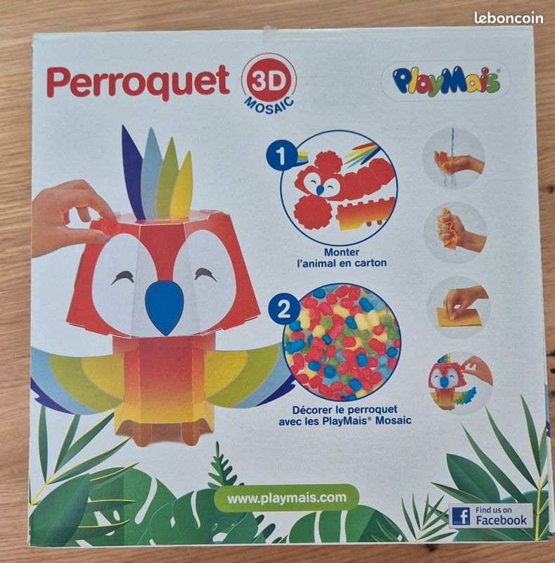 Play Mais mosaique 3D Perroquet (image 2)