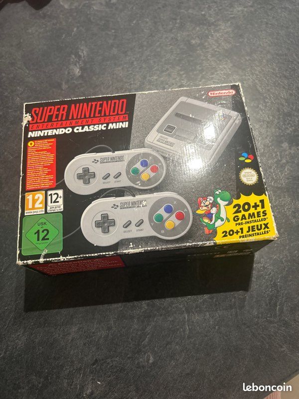 🎮 Super Nintendo Classic Mini – 21 jeux préinstallés – Très bon état (image 1)