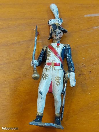 Soldat De Plomb CBG - Tambour Major 1er Empire - Britains échelle 60mm
