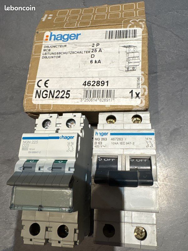 Lot disjoncteur hager (image 3)