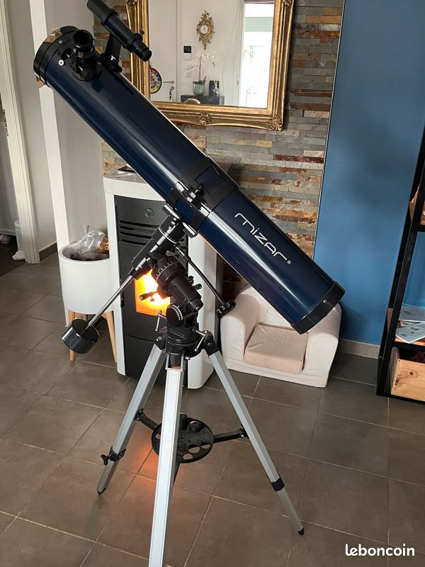 Télescope 114/900 grossissement x150 mizar occulaire 6 mm