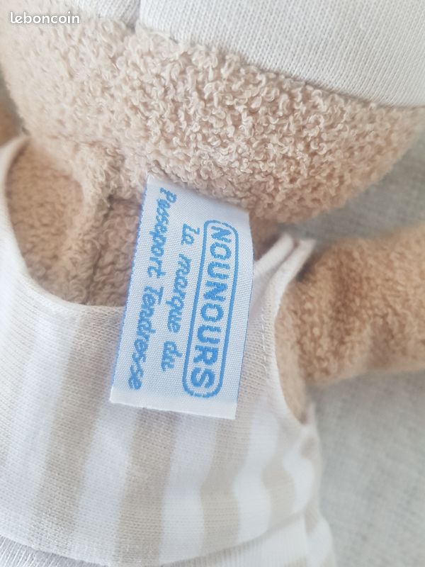 Peluche lapin NOUNOURS (image 4)