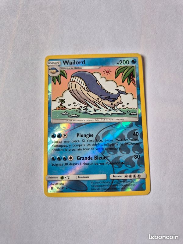 Lot de cartes Pokémon (énergie eau) (image 1)