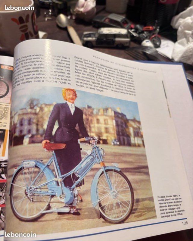 Livre le cyclomoteur à galet de mon père Collection
