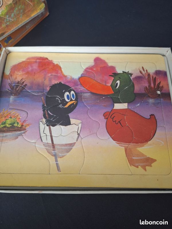 Boîte de 3 puzzle Caliméro Nathan (image 4)