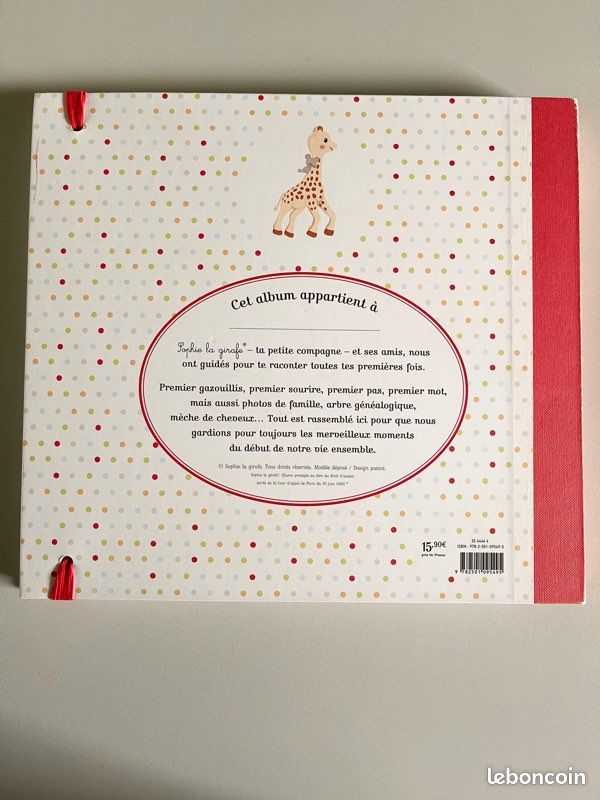 L’album de mon bébé avec Sophie la Girafe - Neuf (image 2)