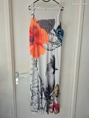 Robe Fresh Of LA Imprimé Animal Et Floral - Taille PM (petite) - Occasion Très Bon état