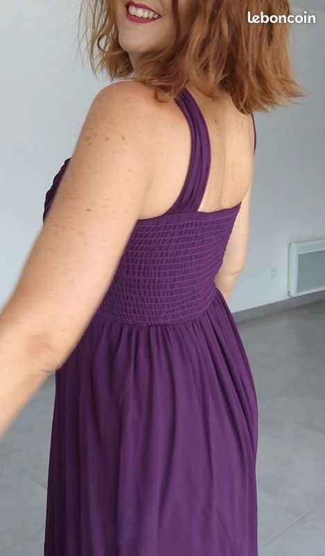 Robe Formelle Femme Taille 18W - Violet Foncé, Sans Manches, Pour Mariage, Pâques, Occasion Spéciale