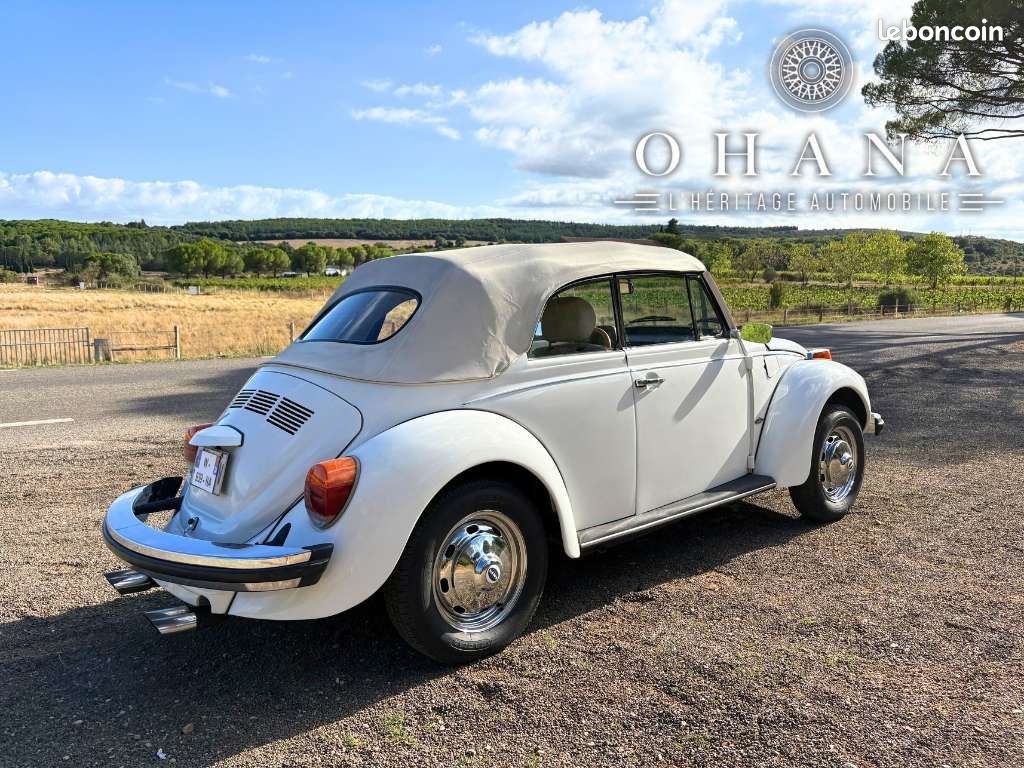 VOLKSWAGEN COCCINELLE 1303 TRIPLE WHITE restaurée avec soin (image 5)