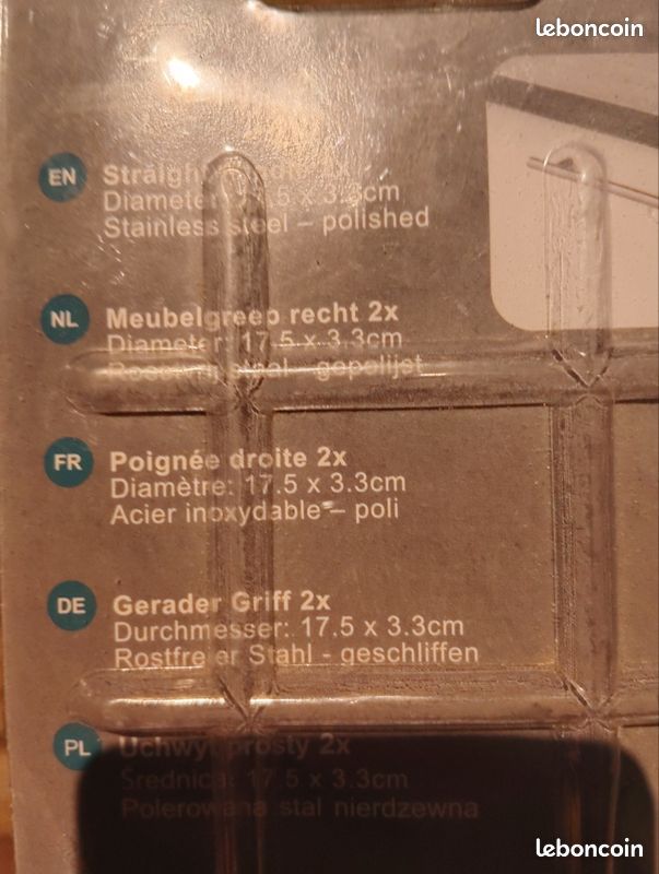 Lot de 2 poignés neuves (image 2)