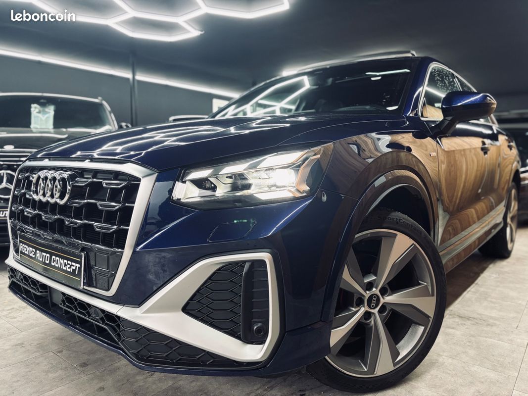 Audi Q2 35 TFSI 1.5L 150CH S LINE + ENTRETIEN CONSTRUCTEUR + TOIT OUVRANT + CARPLAY + CAMERA DE RECUL + GARANTIE 12 MOIS (image 1)