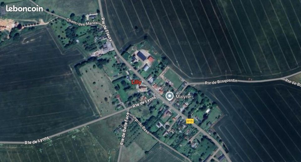 Terrain 1000 m² · à Lilly · 66 900 €