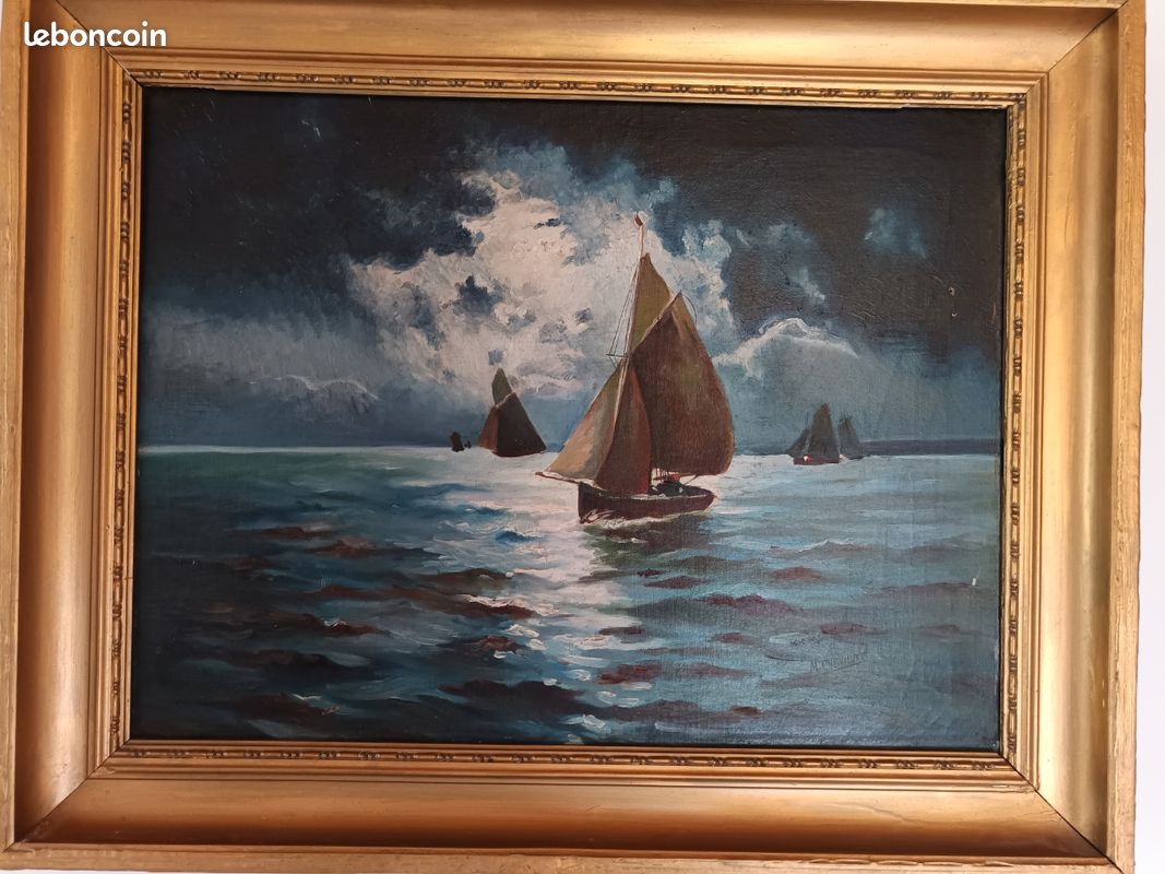 Peinture a l'huile plus de 100ans (image 1)