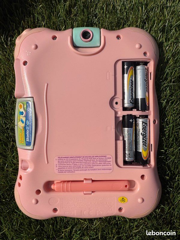 Sacoche Souple Rose VTech Pour Tablette Storio – Rangement Pour 6 Jeux, Protection, Dès 3 Ans