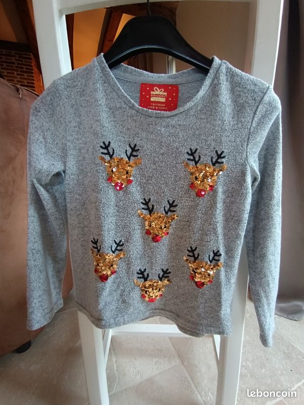 Pull de Noël ans fille Vêtements