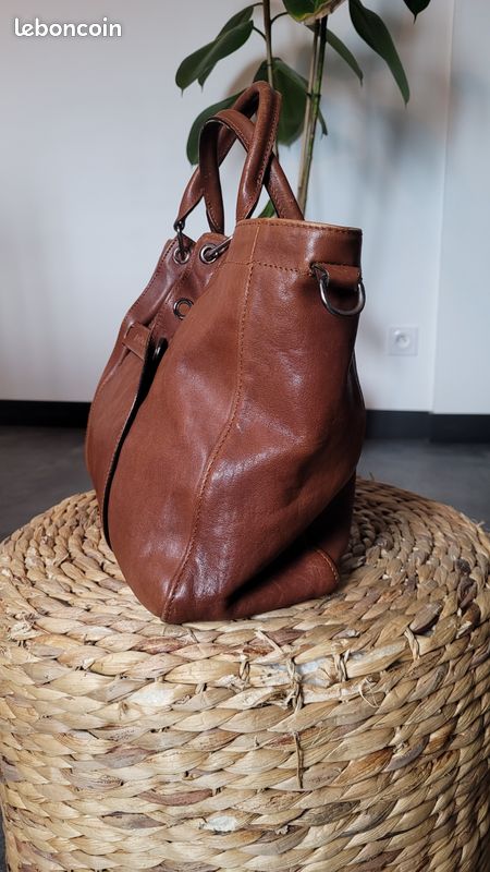 Sac à main Longchamp 3D Cognac (image 5)