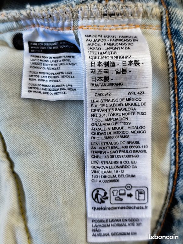 🇯🇵 Jean Levi’s LVC 701 Selvedge Japon 1950s Neuf W30 (image 18)