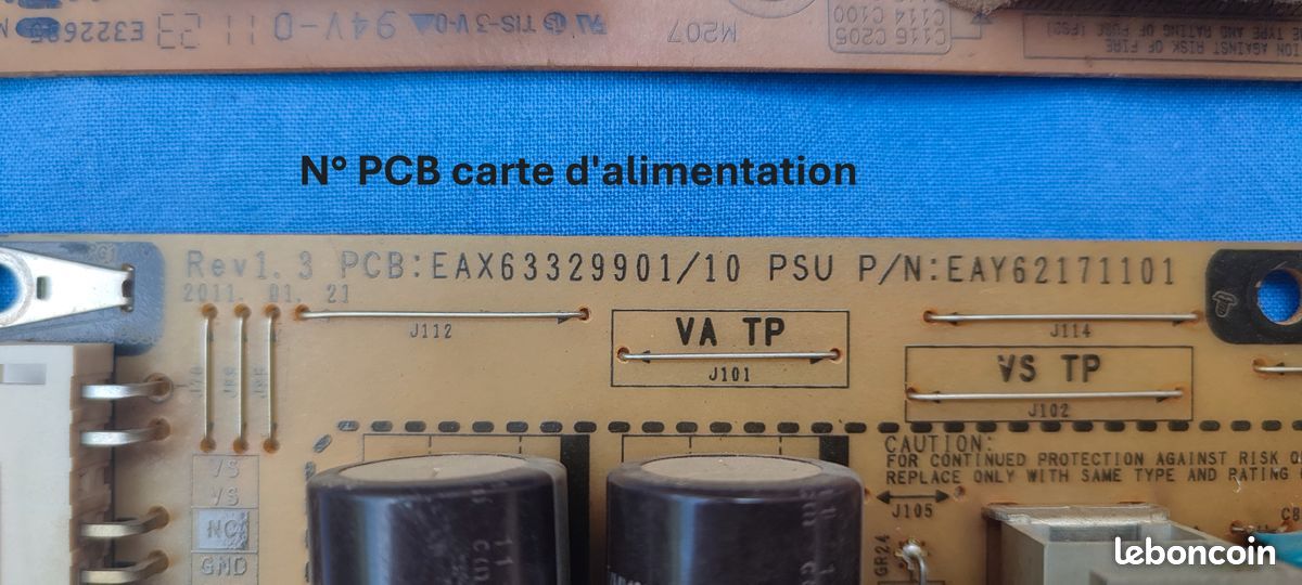 Vend carte mère (mainboard) d une télé écran cassé à Calais | Clasf