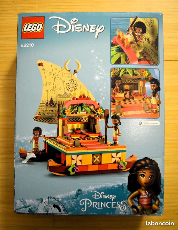 Lego Disney 43210 Le bateau d’exploration de Vaiana NEUF (image 2)