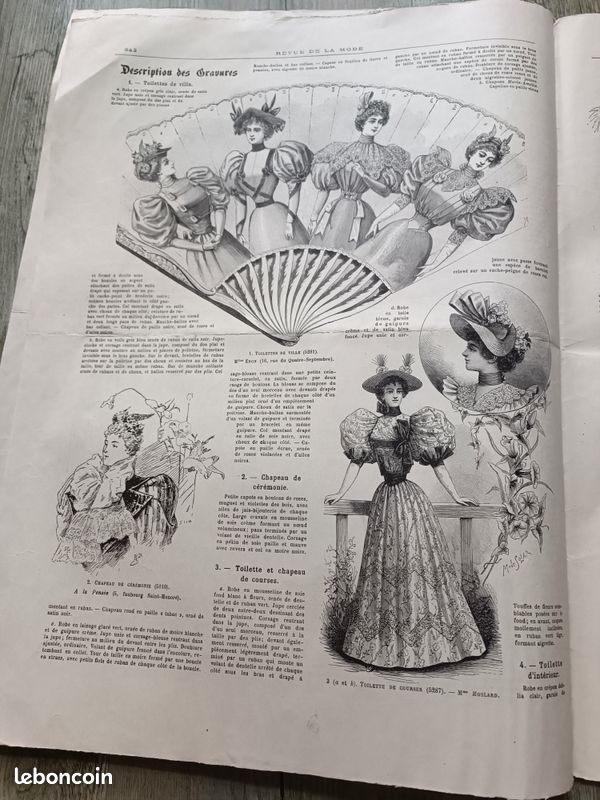 Revue Ancienne LA MODE ILLUSTRÉE N°29 De 1904 - Journal Du Dimanche 17 Juillet, Collection Vintage