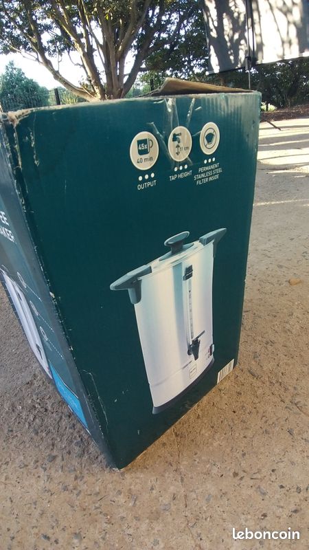 Percolateur à Café Professionnel METRO 6,75L (45 Tasses) Inox – Avec Boîte & Notice (image 3)