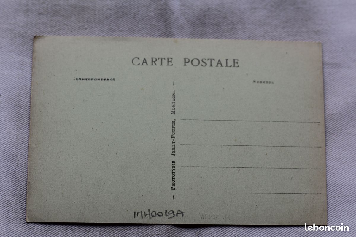 Bouin, intérieur de l'église, Vendée 85, carte postale ancienne cpa, vf91 (image 2)