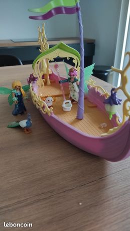 Playmobil 5445 bateau enchanté de la reine des fées - Jeux & Jouets