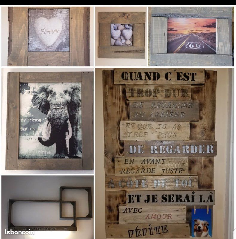 Fauteuil bois de palette et table (image 5)