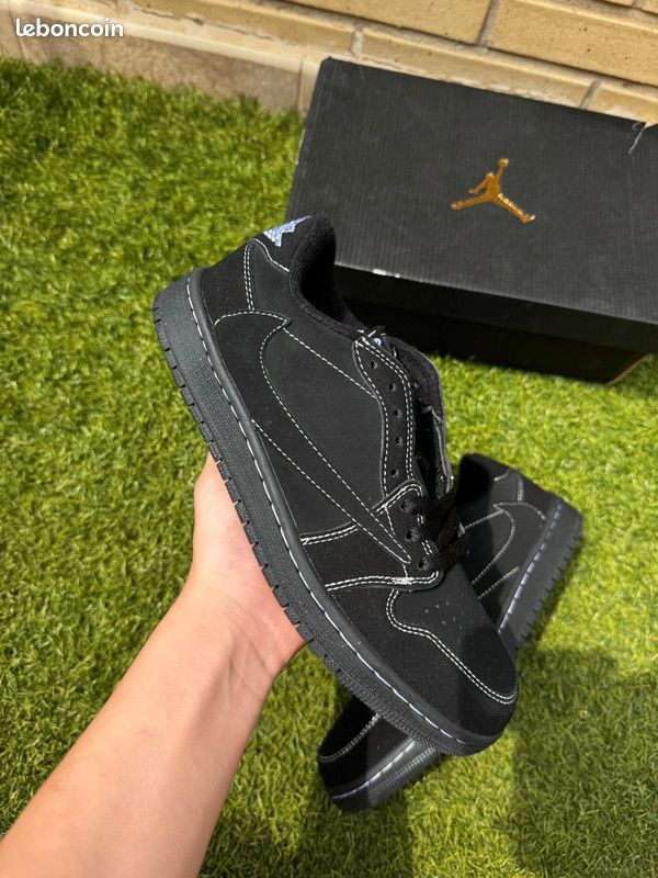 Jordan 1 Retro Low OG SP Travis Scott Noir Phantom 37 (image 2)