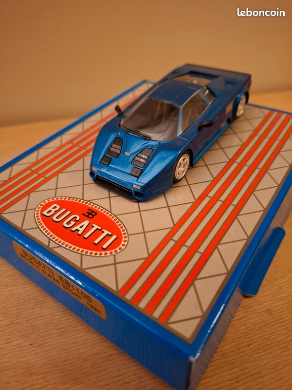 NOREV 1/43ème Bugatti EB 110S Bleue Modèle Super Sport 1992 En Coffret