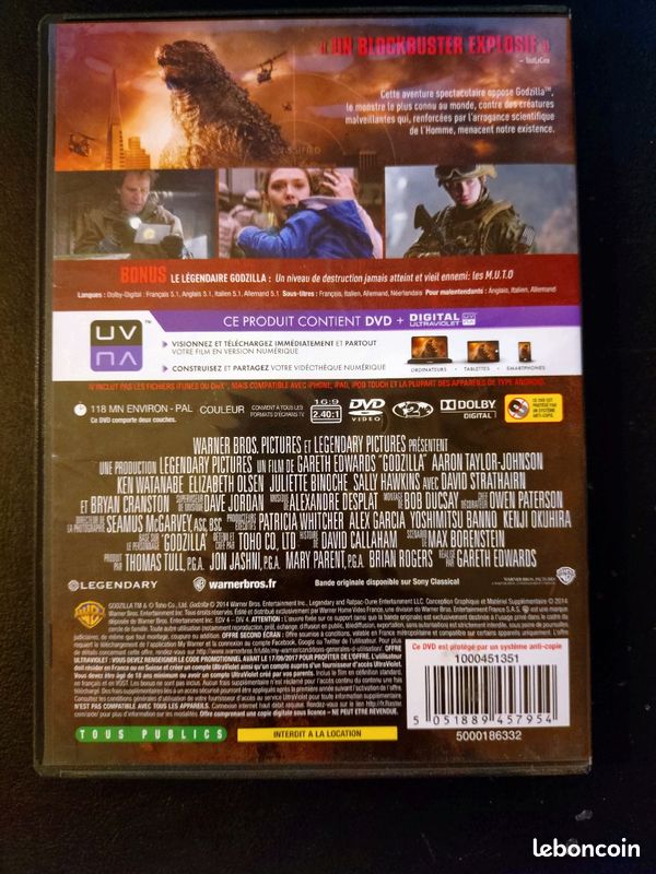 DVD Godzilla (image 2)
