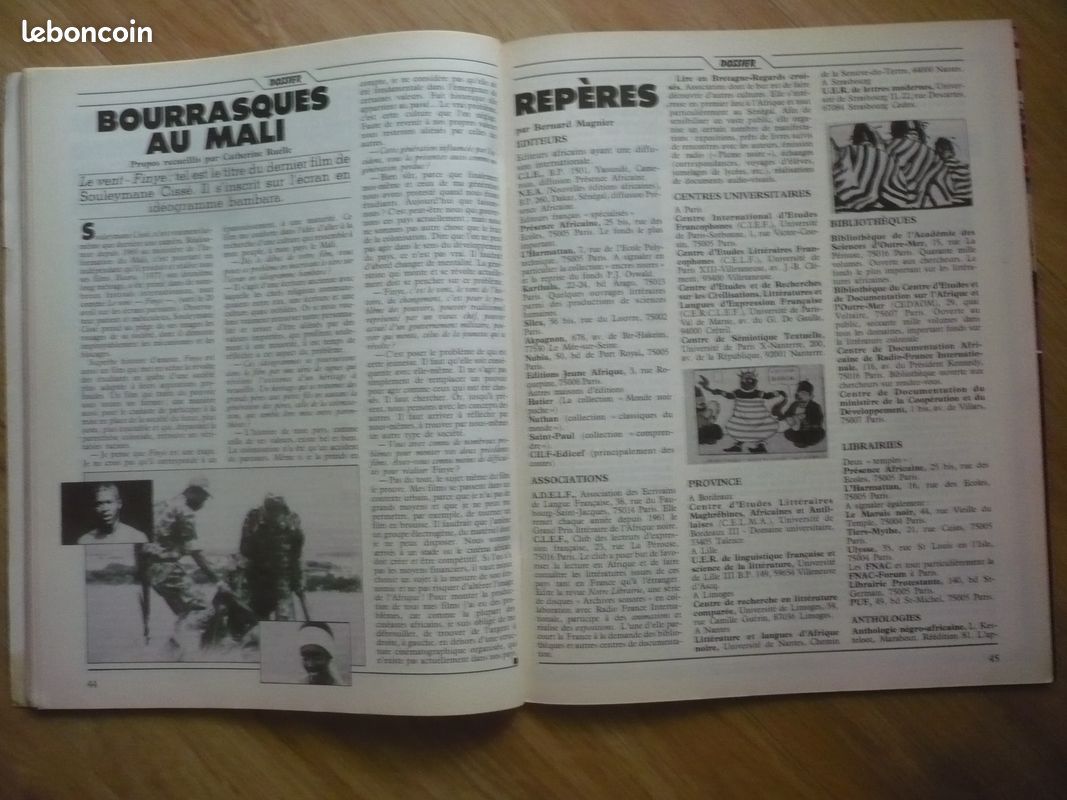 MAGAZINE LITTÉRAIRE N° 195 - AFRIQUE NOIRE : L’autre littérature d’expression française - Mai 1983 - (image 8)