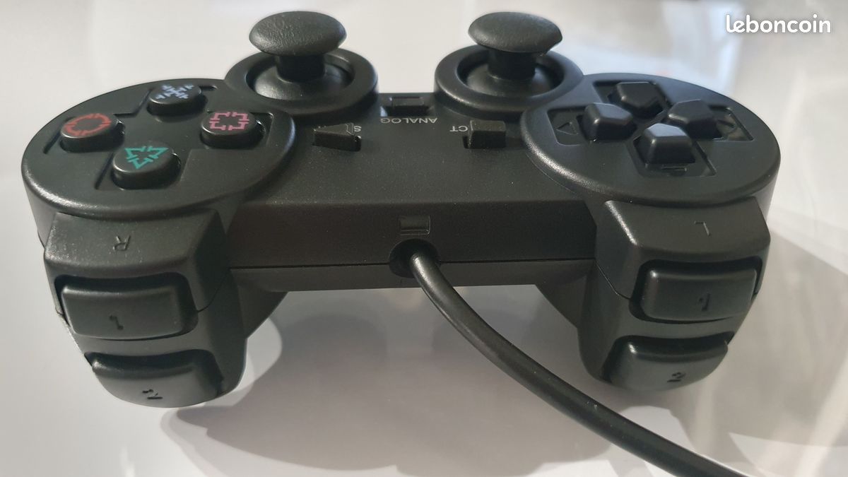 Manette playstation 2 générique noire NEUVE (image 6)