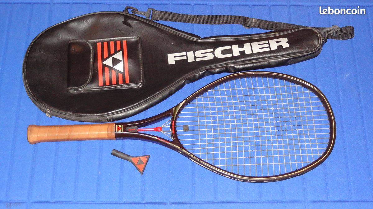 Raquette de tennis Fischer vintage Super Form Stan Smith L5 fabriquée en Autriche - France