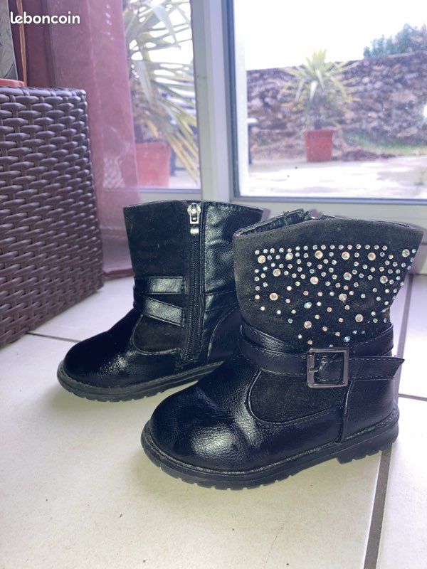 Bottines noir bébé (image 3)