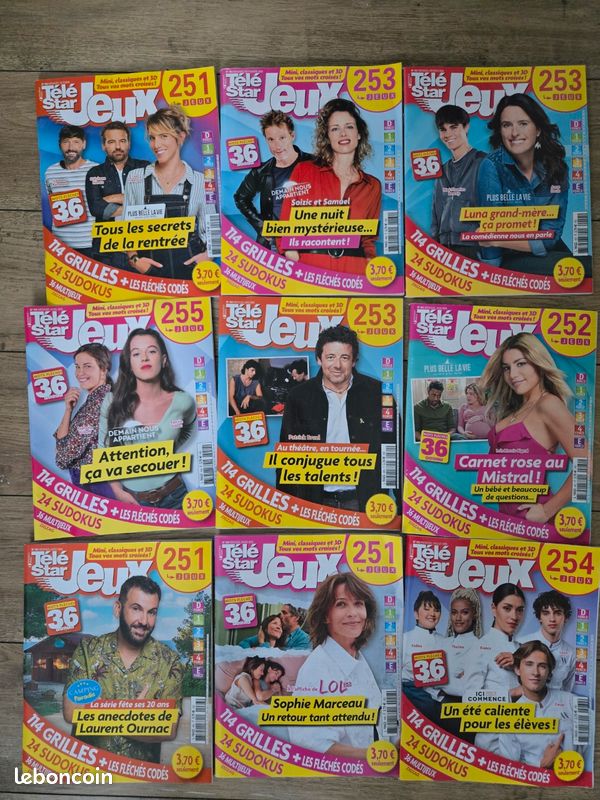 Télé star JEUX 9 magazines (image 1)