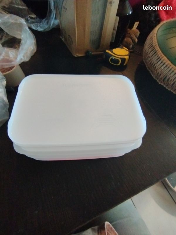 3 Boîtes Empilables Tupperware Bleues – Cuisine, Rangement, Plastique