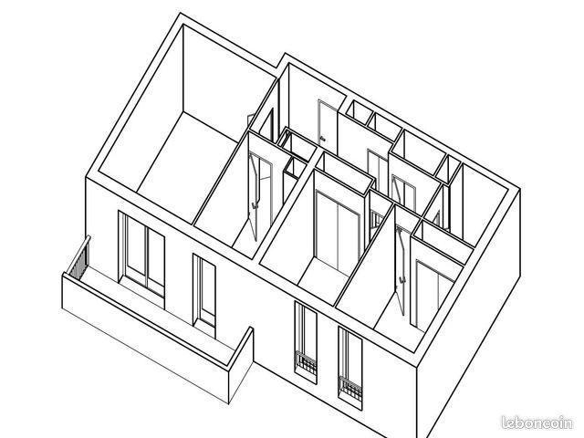 Appartement 3 pièces 62 m² - Mérignac 33700 (image 2)