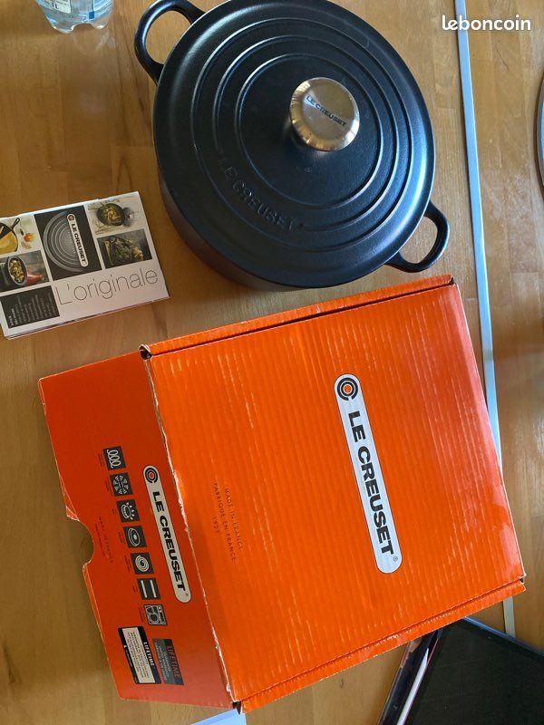 COCOTTE MARMITE COUSANCES Le CREUSET 12 fonte émaillé émail Cuisine