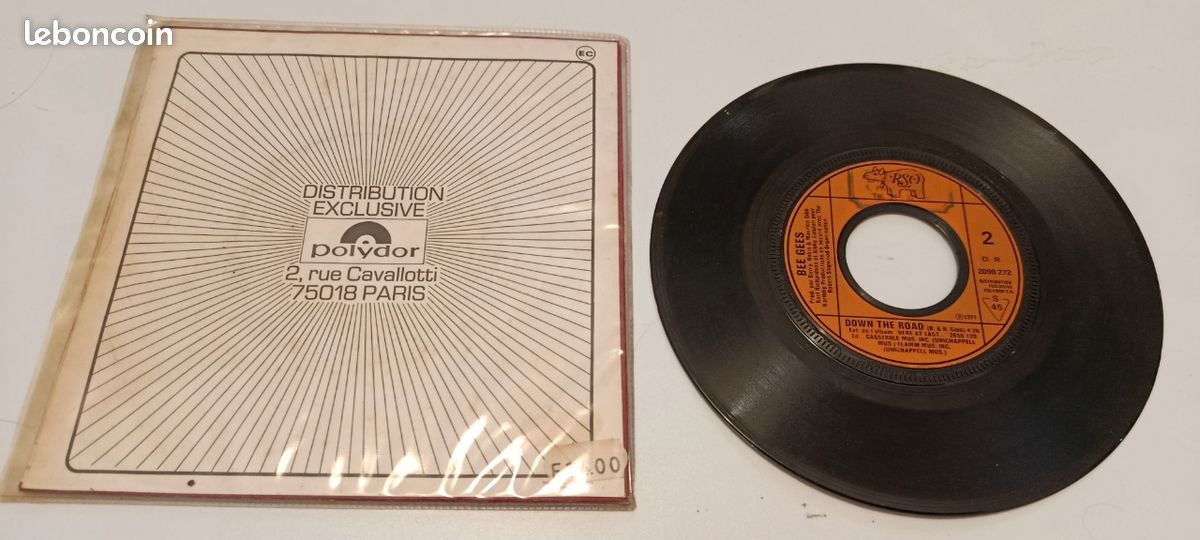 Vinyle 45 t Bee Gees Night fever (image 2)