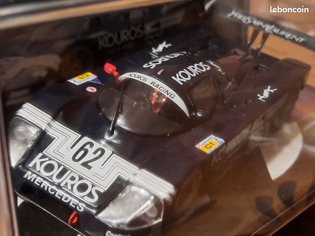 Miniature Sauber Mercedes C7 N°62 Le Mans 1987 – Starter 1/43 Résine Montée