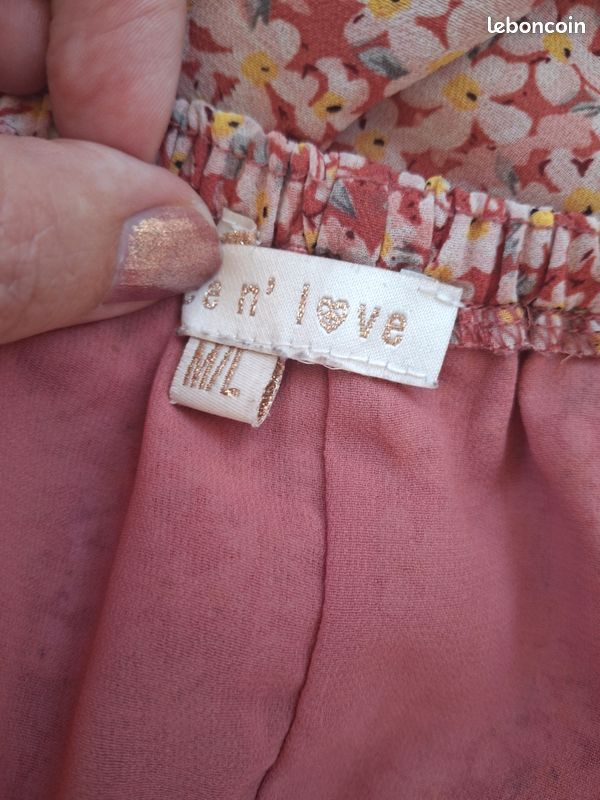 🌸 Magnifique robe longue été femme fleurie rose/terracotta Peace n'love - Taille M/L (image 13)