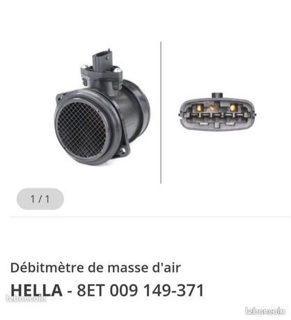Debimetro HELLA 8ET 009 149-561 - 4 Pin, Filettato, Ø 62mm - Sostitutivo Per Peugeot 208 E Compatibili, Qualità OEM - 4
