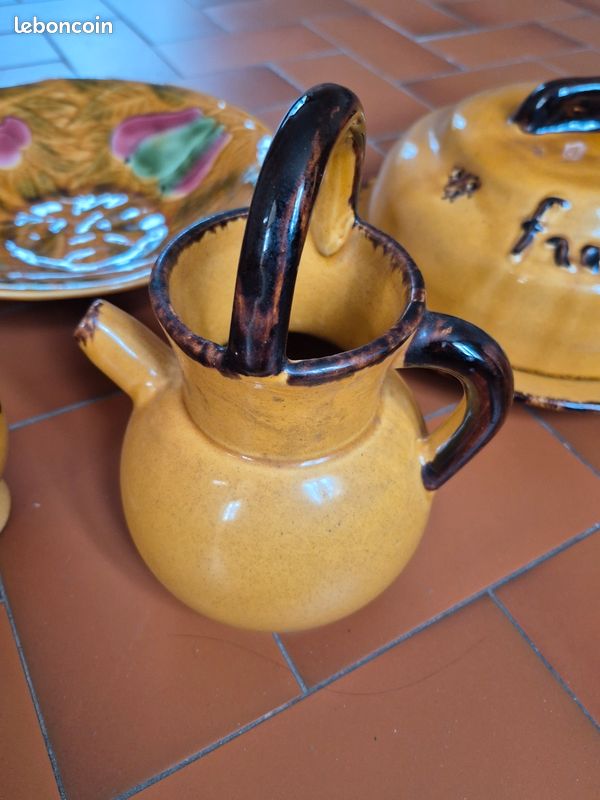 Cloche à fromage pichet et pot (image 5)