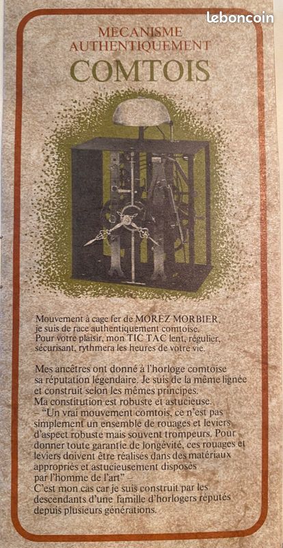 Horloge comtoise Ameublement