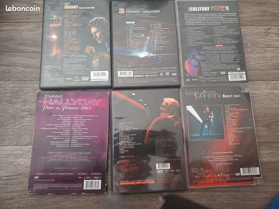 DVD musique chanteur divers (image 2)