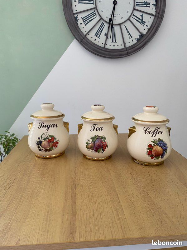 Lot de 3 pots vintage en année 80/90 (image 2)