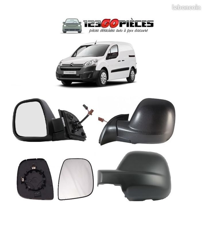 Lot De 2 Rétroviseurs Extérieurs Manuels Pliables Pour Citroën Berlingo / Peugeot Partner