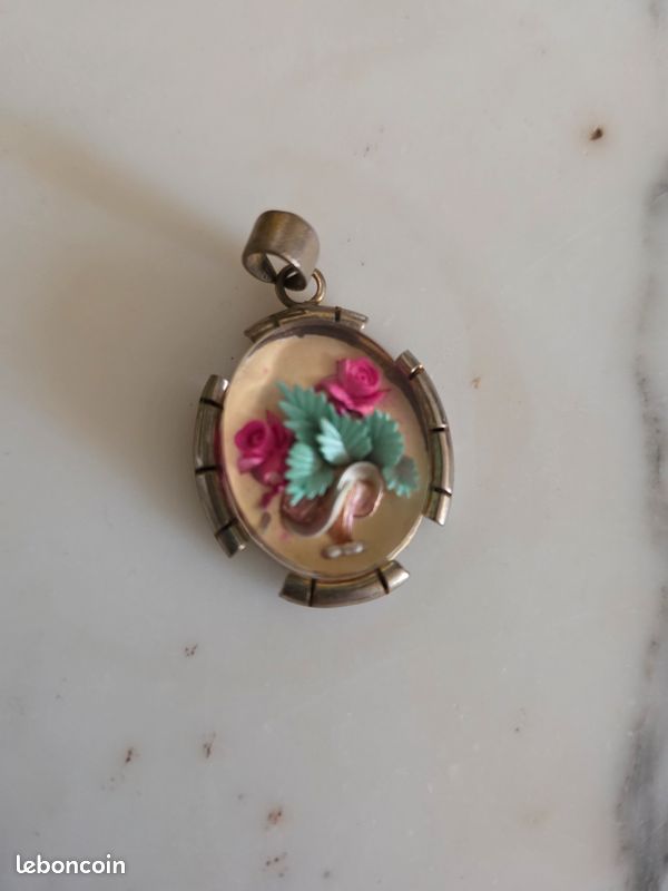BIJOUX FANTAISIE PIERRE Lang déclaration pendentif anciens modèles EUR